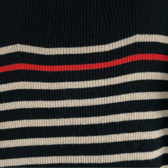 Rag & bone Kate Stripe Turtleneck Mini sweater Dress 20551 - Picture 5 of 9